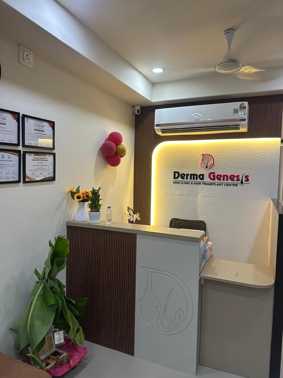Clinic interior at Derma Genesis